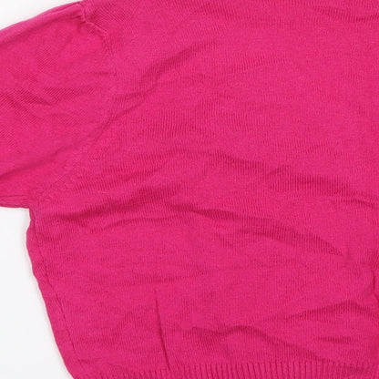 TU Womens Pink   Cardigan Jumper Size 10