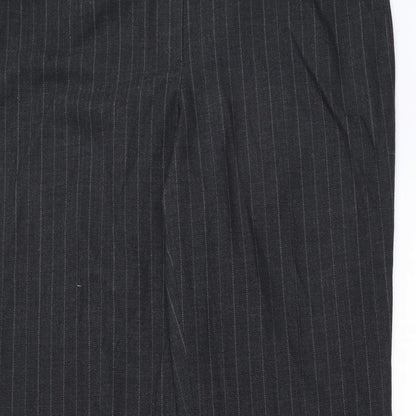 Autonomy Womens Grey Striped  Trousers  Size 14 L31 in