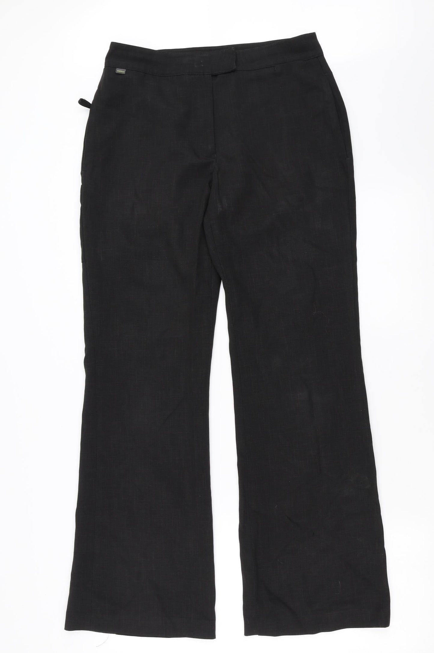 Womens UK Size 10 Dimensions Regular Fit  Black Trousers