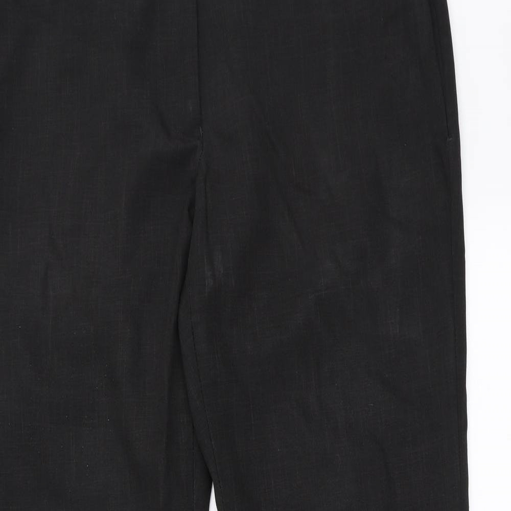 Womens UK Size 10 Dimensions Regular Fit  Black Trousers