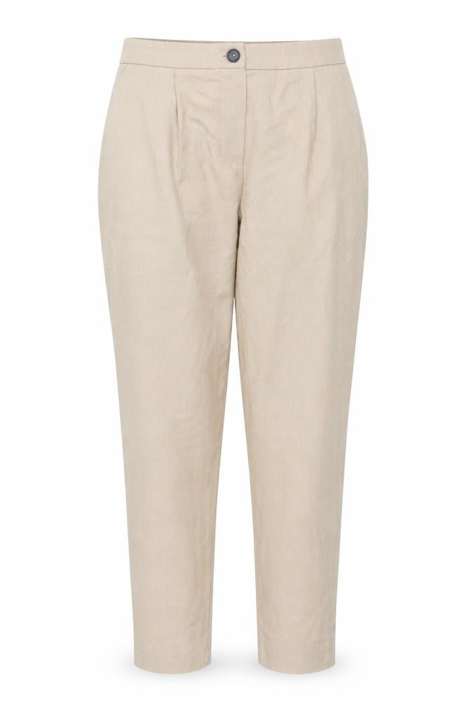 Womens UK Size 12 New Look Regular Fit  Beige Trousers
