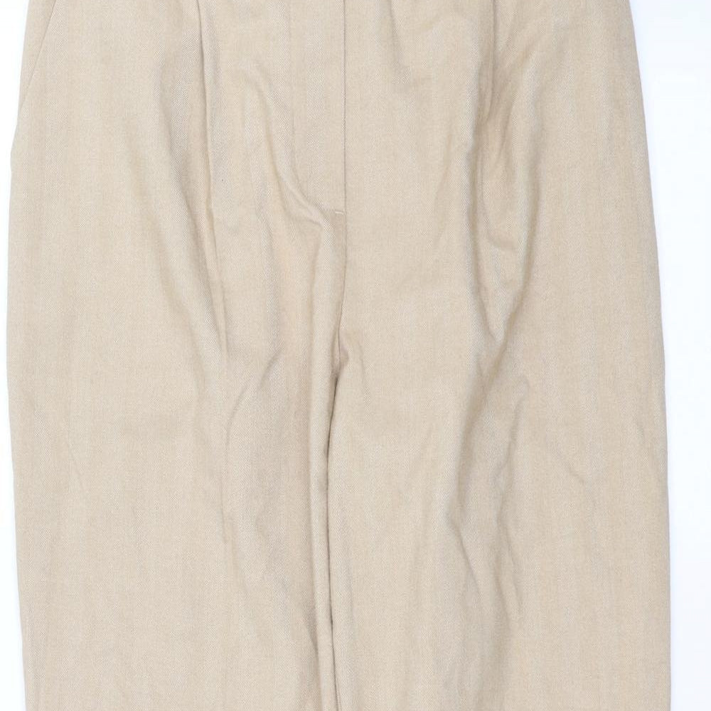 New Look Womens Beige   Trousers  Size 12 L27 in