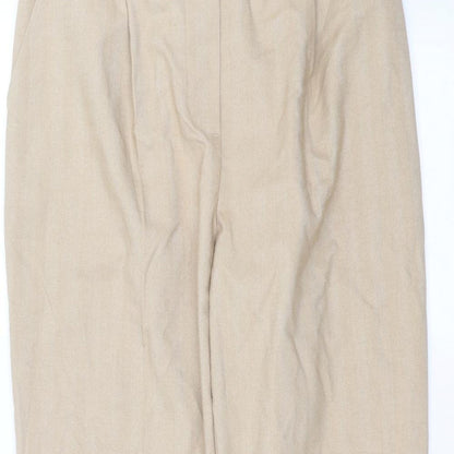New Look Womens Beige   Trousers  Size 12 L27 in