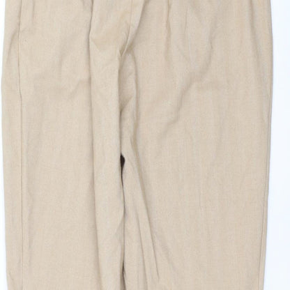 New Look Womens Beige   Trousers  Size 12 L27 in