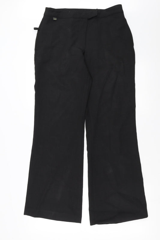 Dimensions Womens Black   Trousers  Size 10 L31 in