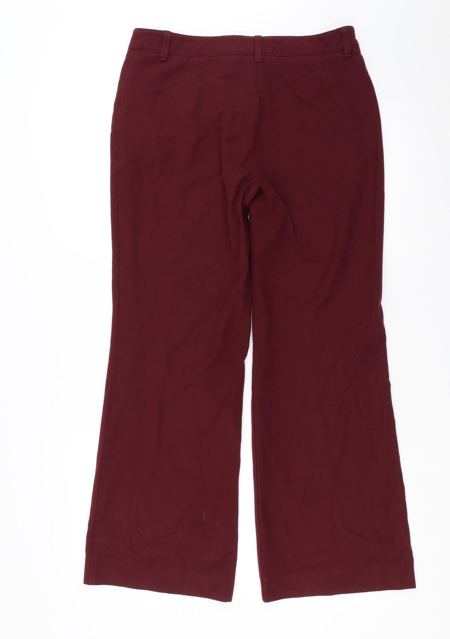 Womens UK Size 12 Marks and Spencer Regular Fit  Purple Trousers