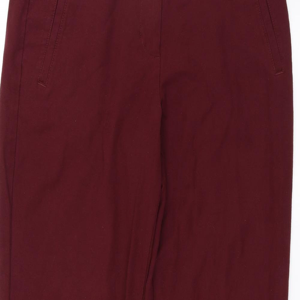 Womens UK Size 12 Marks and Spencer Regular Fit  Purple Trousers