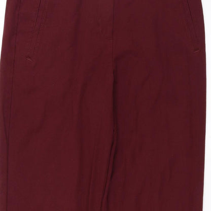 Womens UK Size 12 Marks and Spencer Regular Fit  Purple Trousers