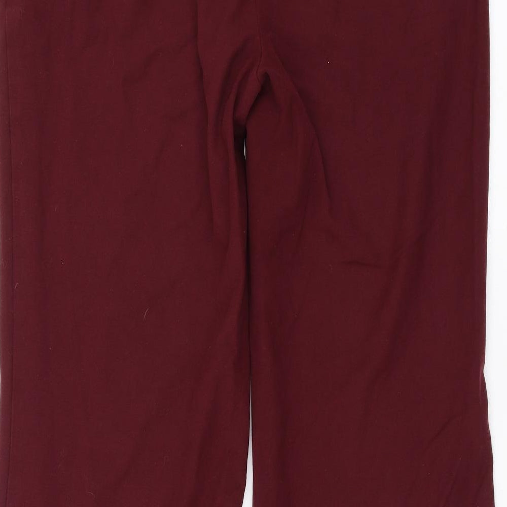 Womens UK Size 12 Marks and Spencer Regular Fit  Purple Trousers