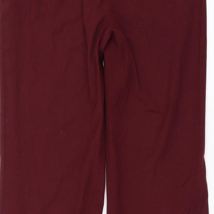 Womens UK Size 12 Marks and Spencer Regular Fit  Purple Trousers