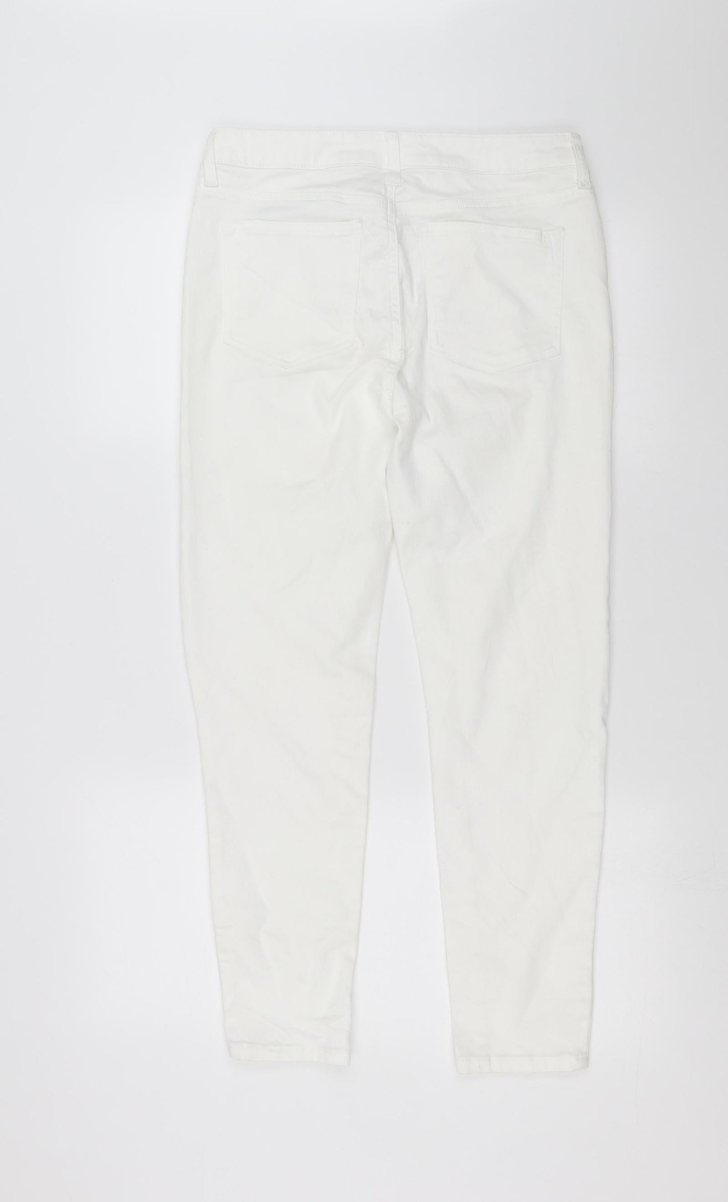 Womens UK Size 29 in Celebrity Pink Extra-Slim Fit Skinny White Jeans