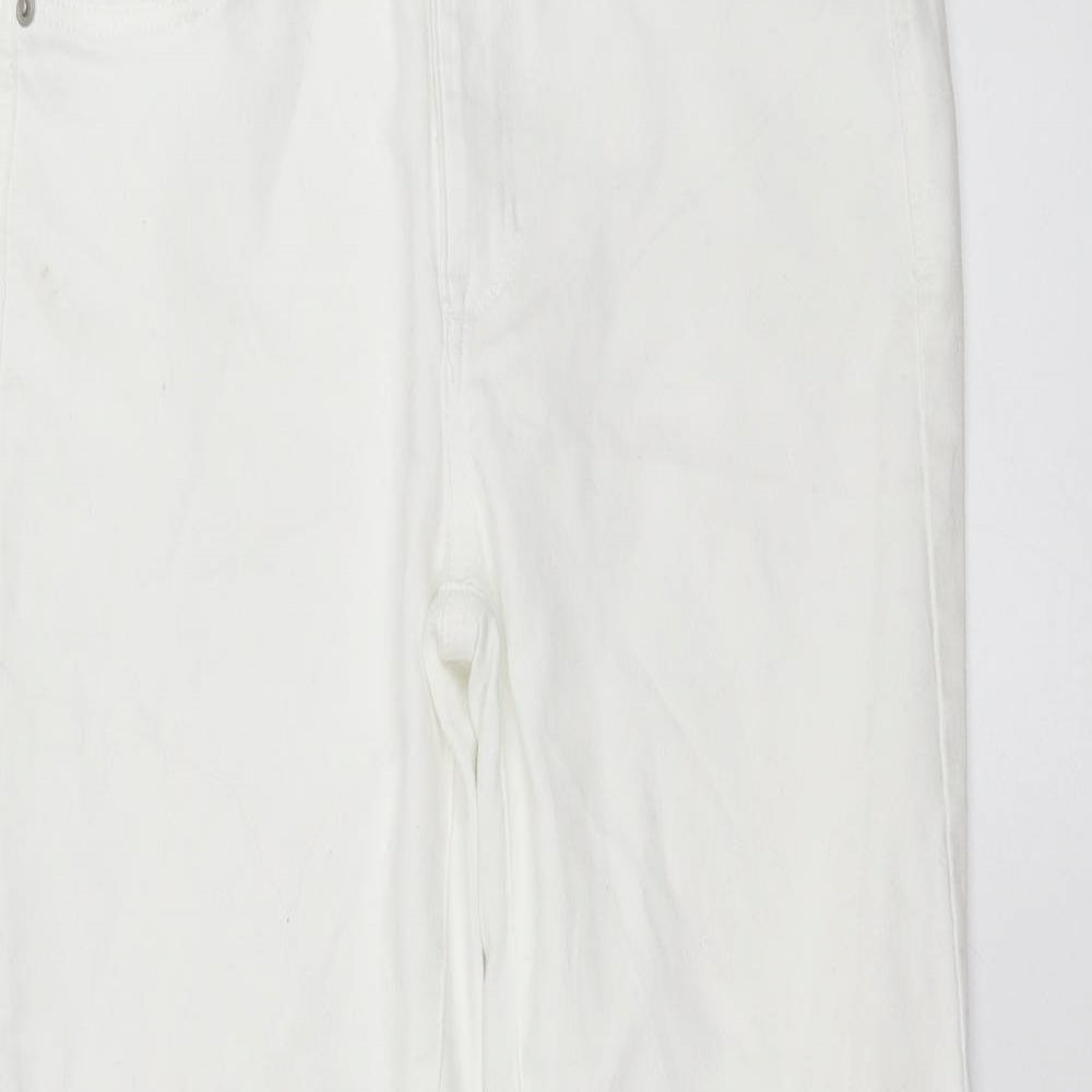 Womens UK Size 29 in Celebrity Pink Extra-Slim Fit Skinny White Jeans