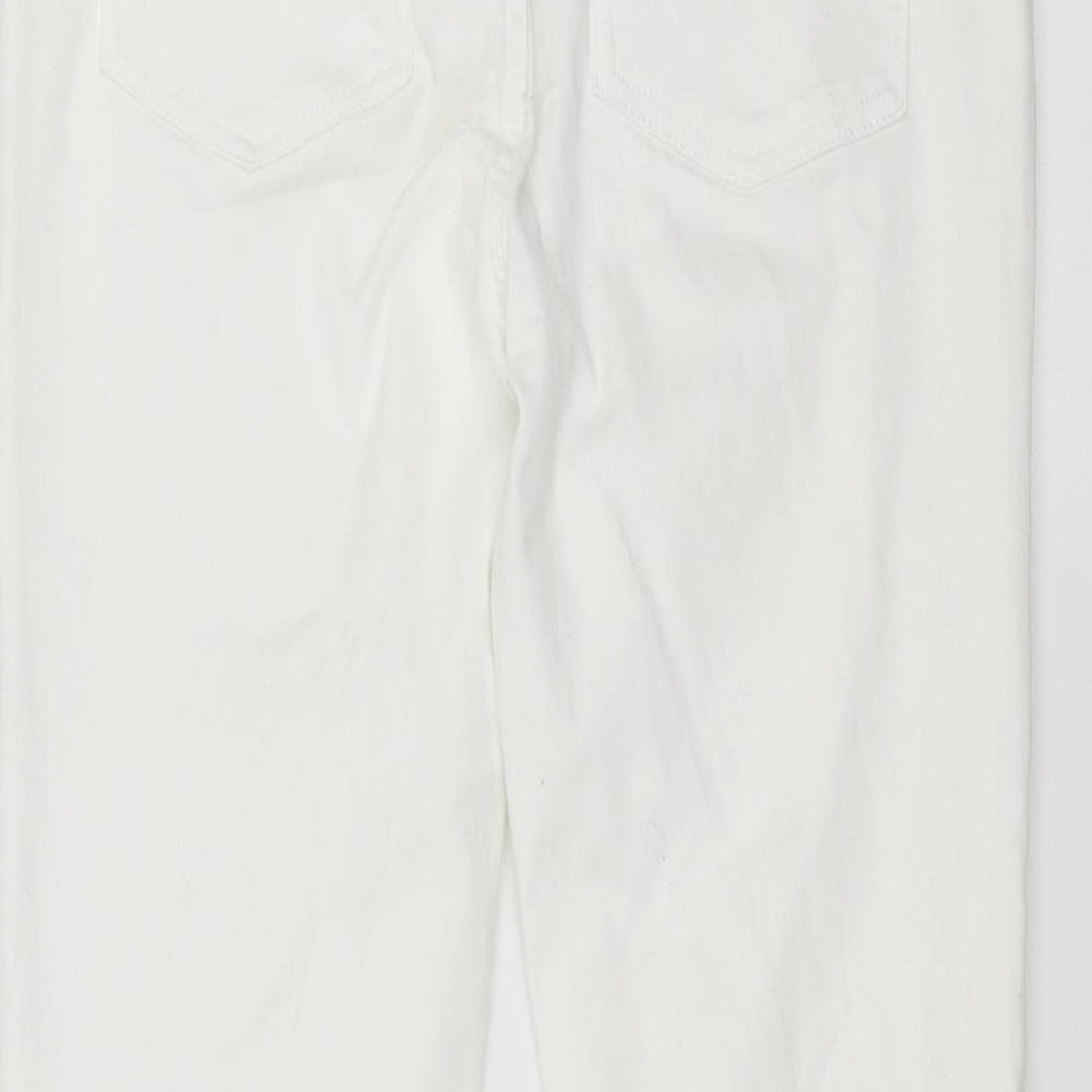 Womens UK Size 29 in Celebrity Pink Extra-Slim Fit Skinny White Jeans