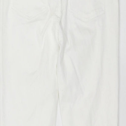 Womens UK Size 29 in Celebrity Pink Extra-Slim Fit Skinny White Jeans