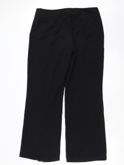 Womens UK Size 14 Marks and Spencer Regular Fit  Black Trousers