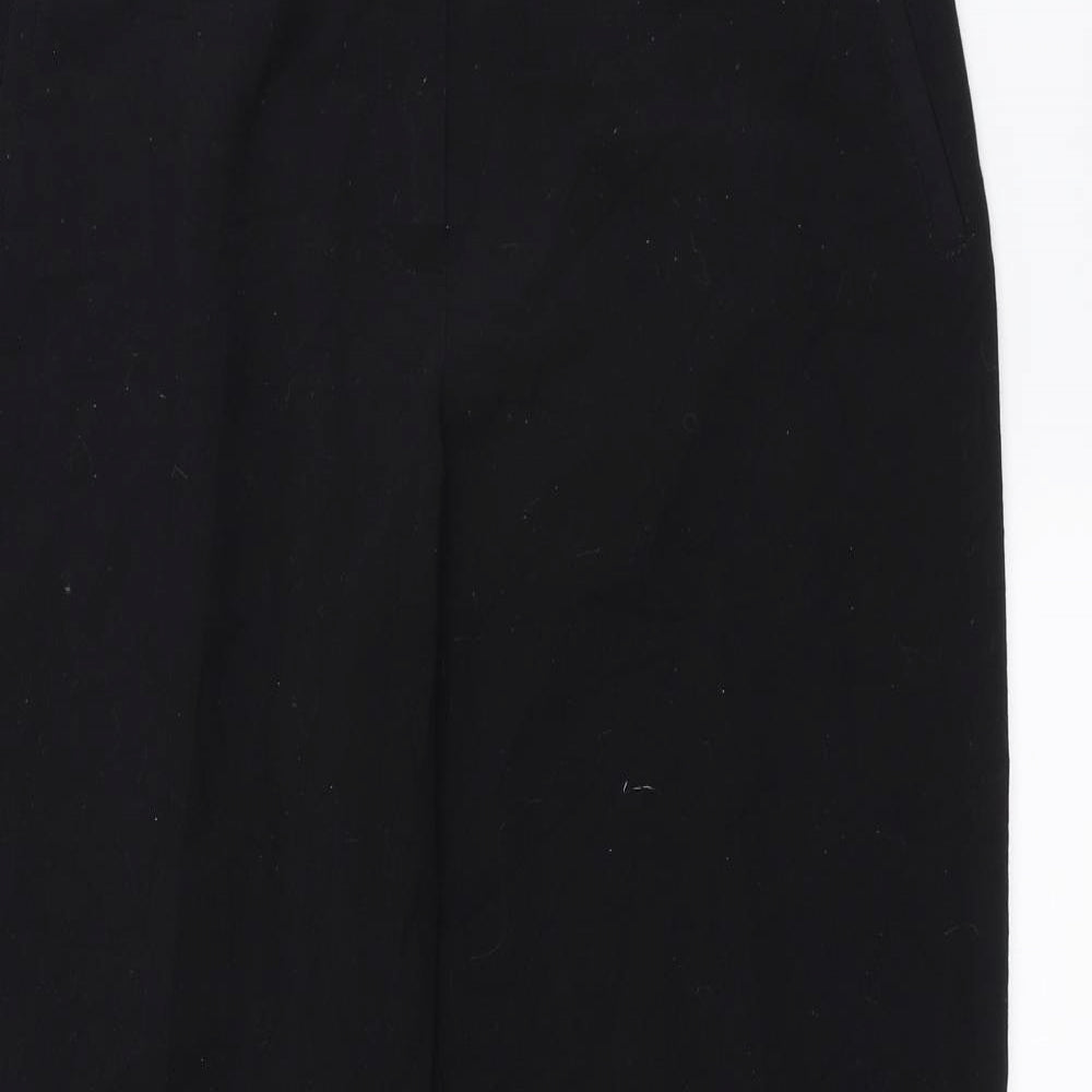 Womens UK Size 14 Marks and Spencer Regular Fit  Black Trousers