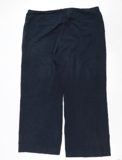 Debenhams Womens Blue   Trousers  Size 16 L28 in