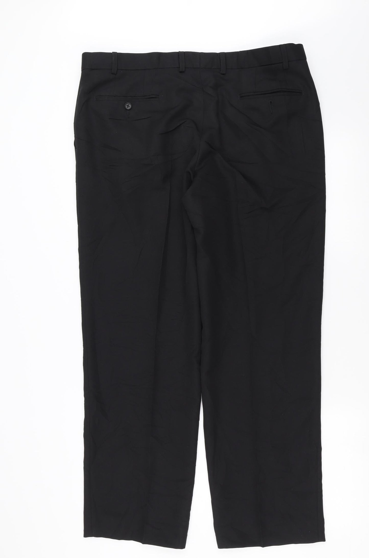 Womens UK Size 38 in Marks and Spencer Regular Fit  Black Trousers