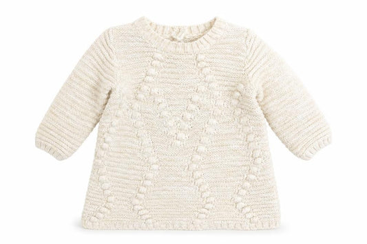 Matalan Girls Beige   Jumper Dress  Size 3-6 Months