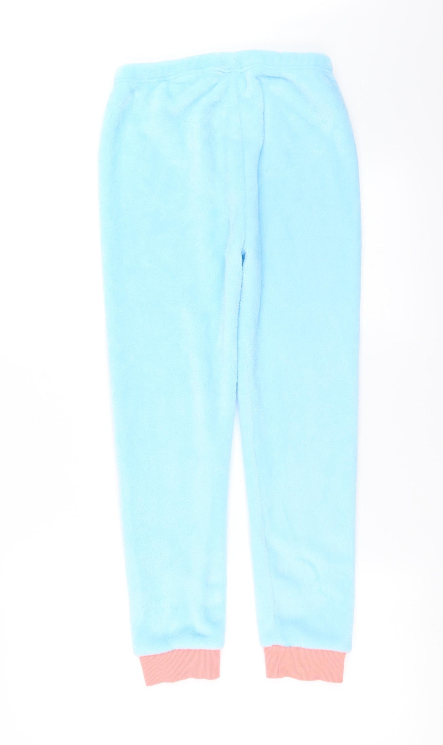 Disney Girls Blue Solid   Pyjama Pants Size 11-12 Years  - flounder