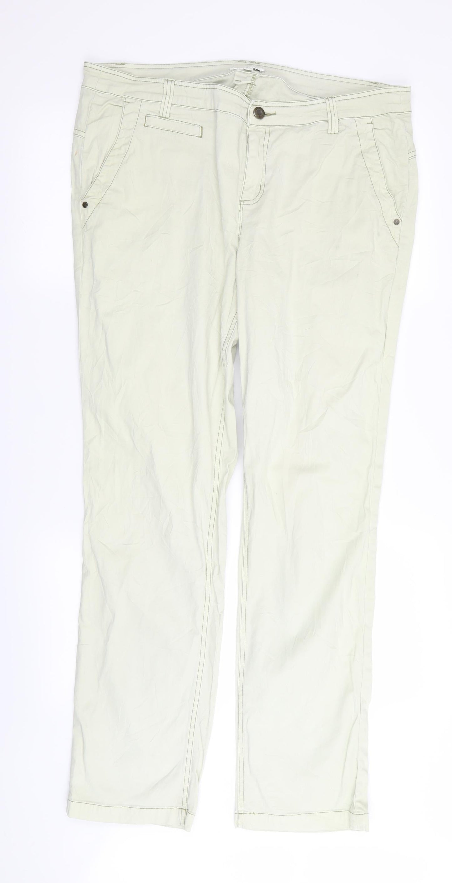 Orvis Womens Green   Straight Jeans Size 14 L31 in