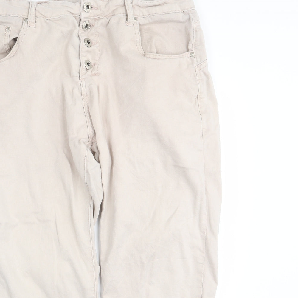 Place de jour Mens Pink   Capri Trousers Size 32 in L22 in