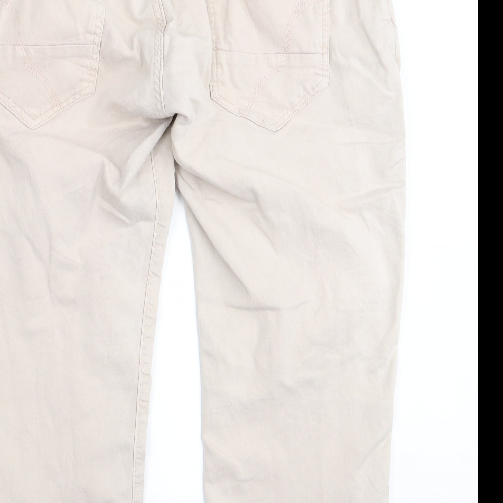 Place de jour Mens Pink   Capri Trousers Size 32 in L22 in