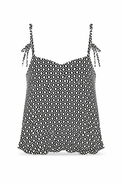 Womens UK Size 8 H&M Black Camisole Tank