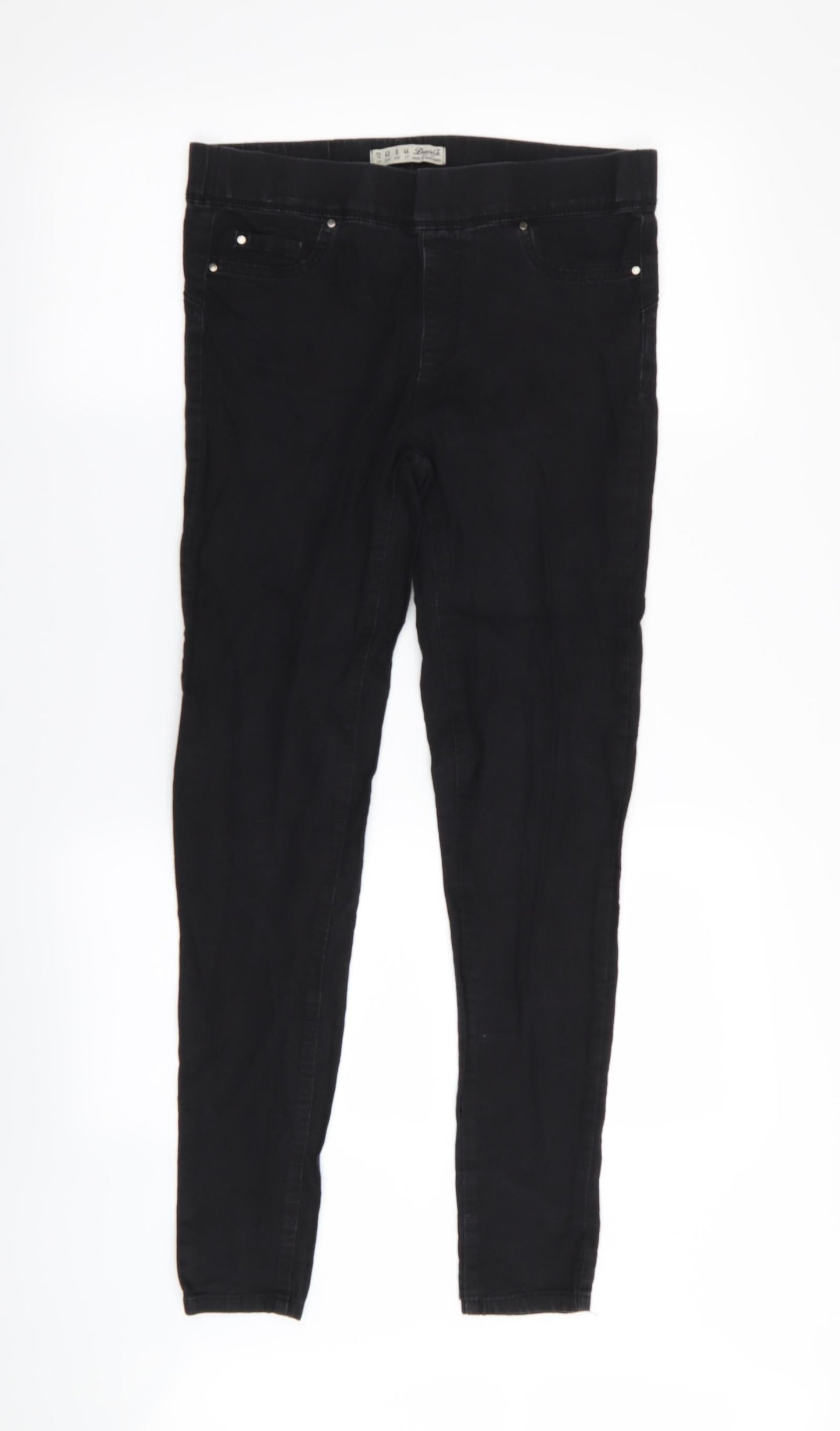 Womens UK Size 12 denim and co  Jegging Black Leggings