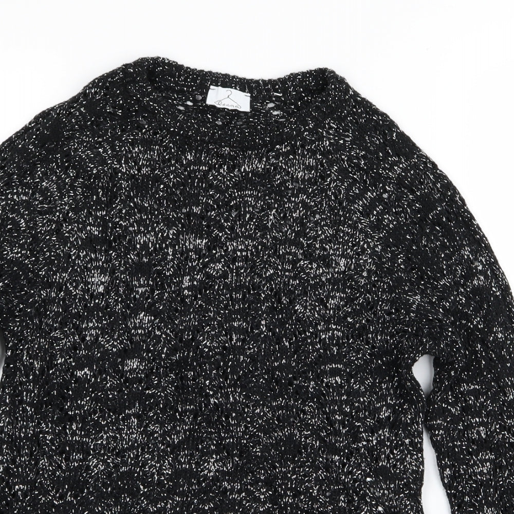 benma Womens Black   Pullover Jumper Size S