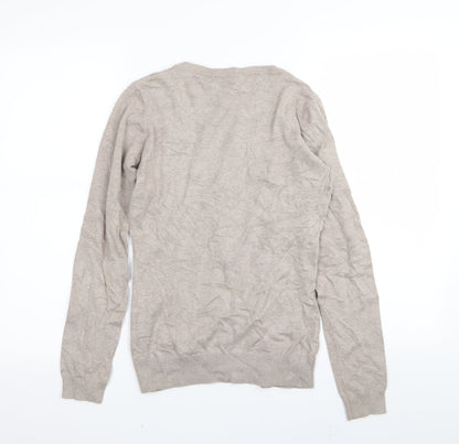 Paza Italia Womens Beige   Cardigan Jumper Size S