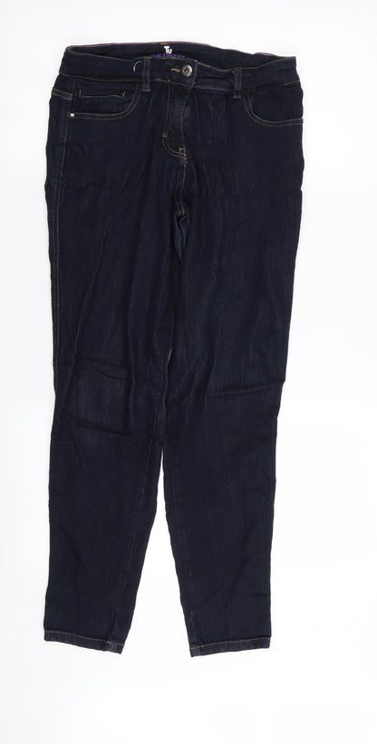 TU Womens Blue   Skinny Jeans Size 12 L28 in