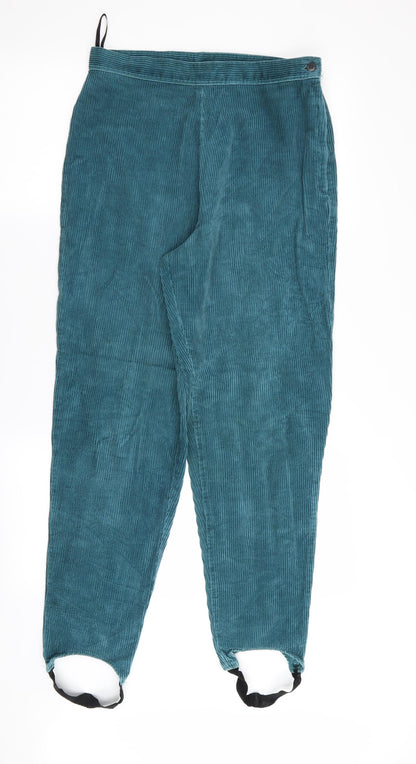 Womens UK Size 14 Casual Club Regular Fit  Blue Trousers