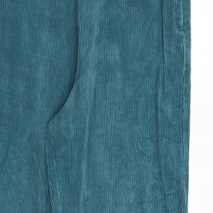 Womens UK Size 14 Casual Club Regular Fit  Blue Trousers