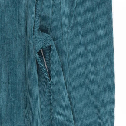 Womens UK Size 14 Casual Club Regular Fit  Blue Trousers