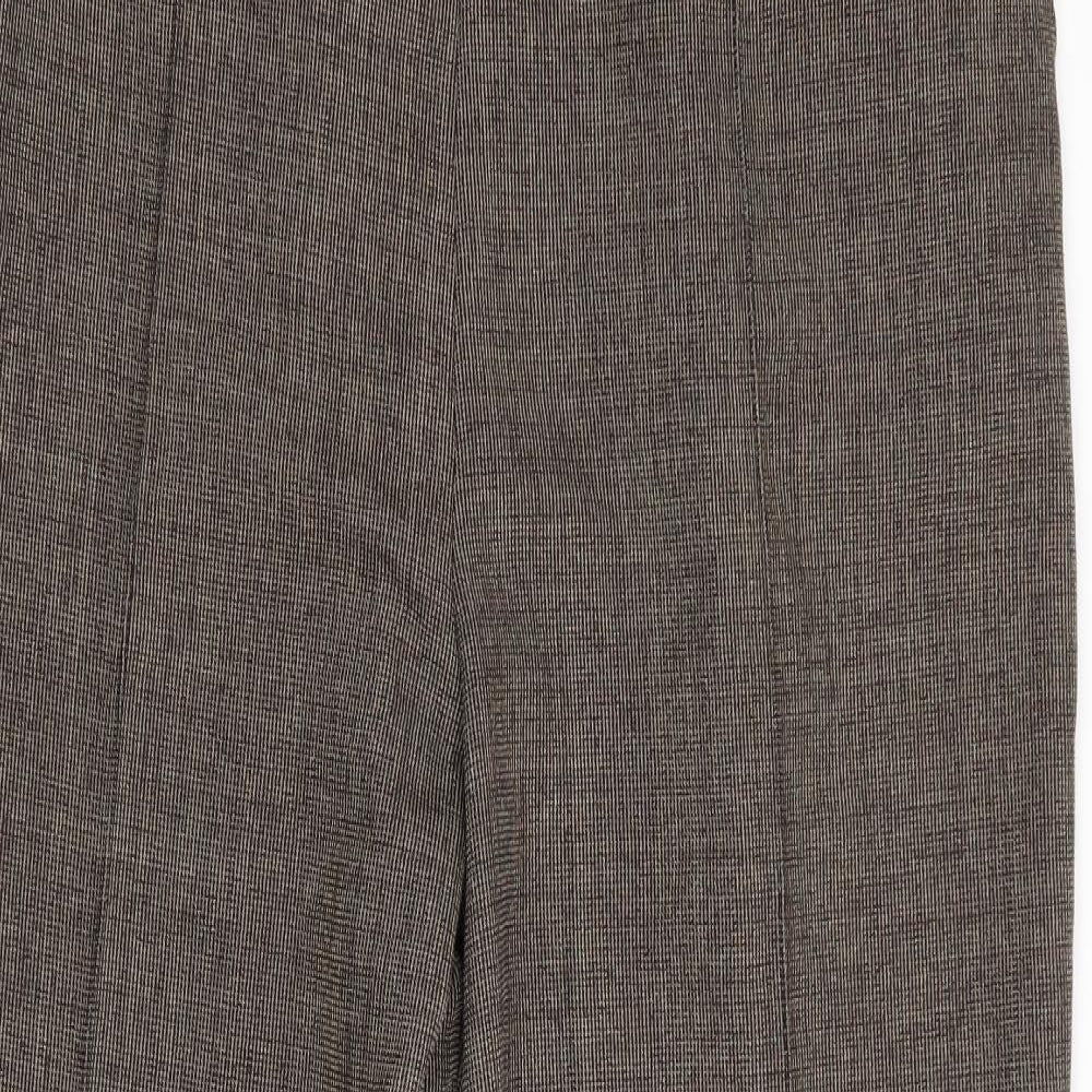 Womens UK Size 18 M&S Regular Fit  Brown Trousers