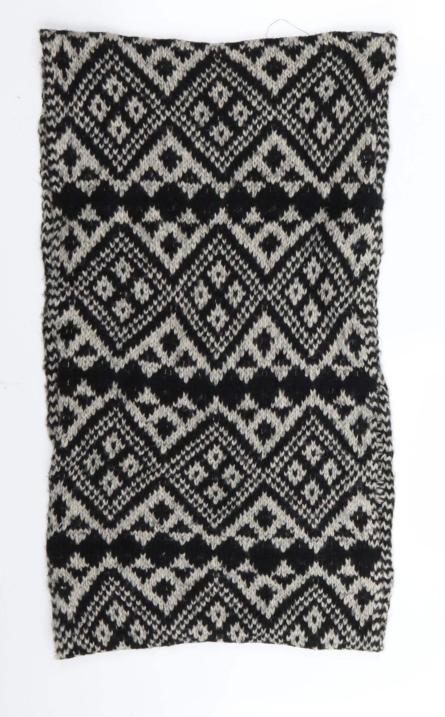 Preworn Unisex Black Argyle/Diamond   Scarf