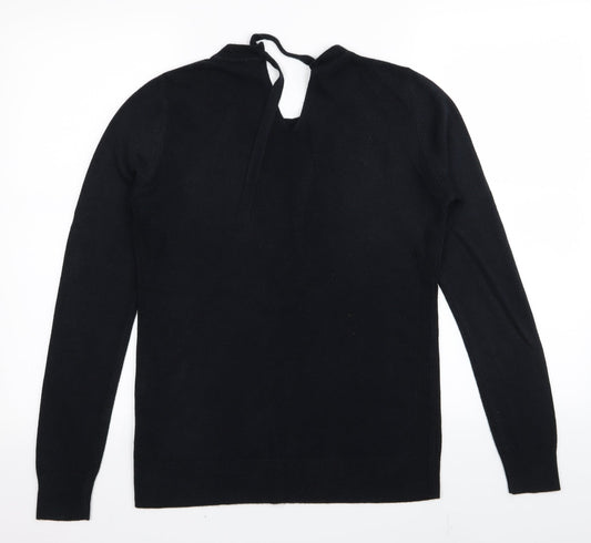 Womens UK Size 12 Dorothy Perkins Black Basic T-Shirt