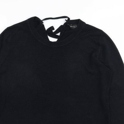 Womens UK Size 12 Dorothy Perkins Black Basic T-Shirt