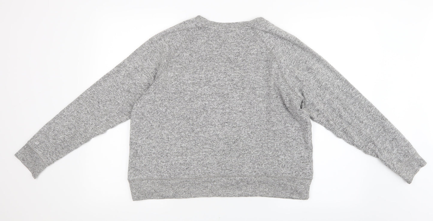 Accessorize Womens Grey   Pullover Jumper Size 12
