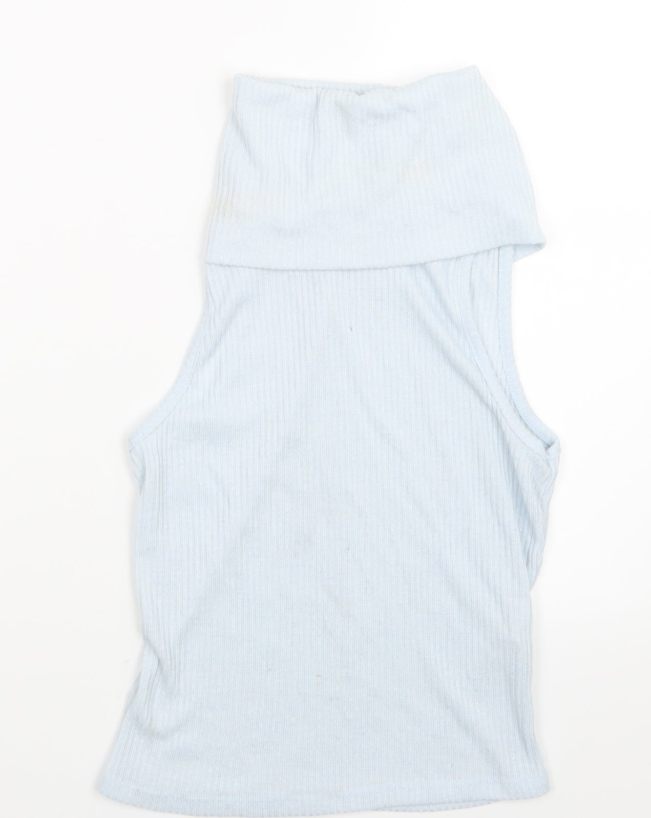 Womens UK Size 14 River Island Blue Basic T-Shirt