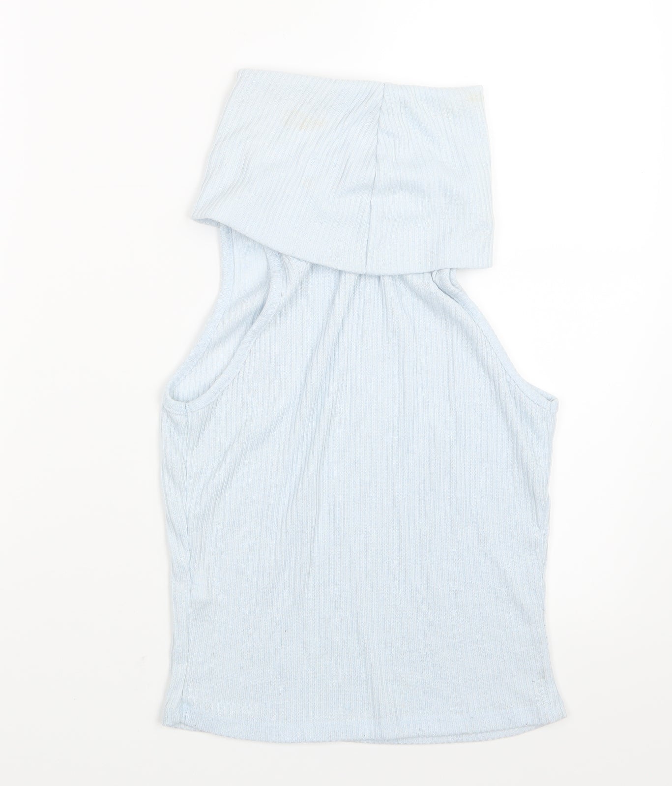 Womens UK Size 14 River Island Blue Basic T-Shirt