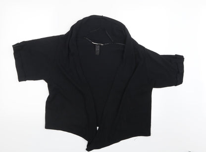 George Womens Black  Knit Cardigan Jumper Size 12
