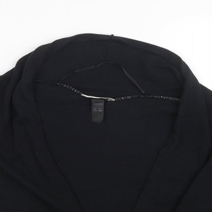 George Womens Black  Knit Cardigan Jumper Size 12