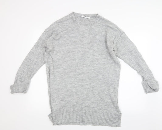 Very Womens Grey  Knit Pullover Jumper Size 16