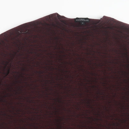 NEXT Mens Purple  Knit Pullover Jumper Size M