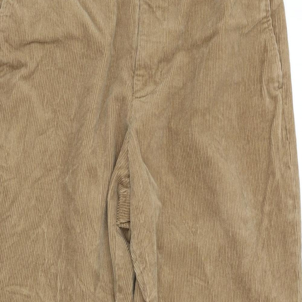 Womens UK Size 8 Preworn Regular Fit  Brown Trousers