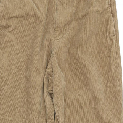 Womens UK Size 8 Preworn Regular Fit  Brown Trousers