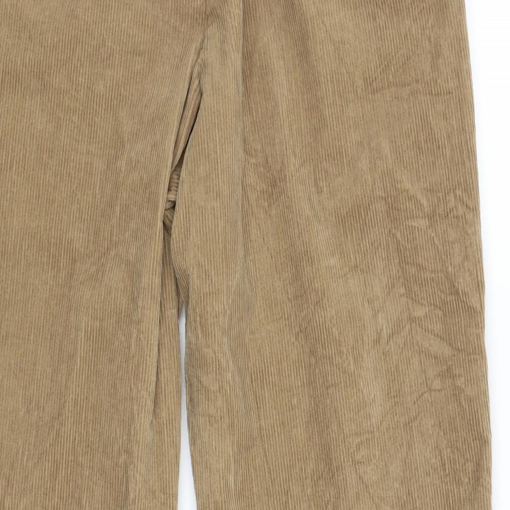 Womens UK Size 8 Preworn Regular Fit  Brown Trousers