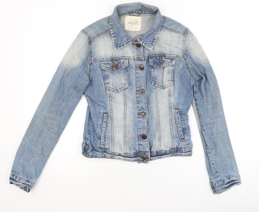 Denim Co Womens Blue   Jacket  Size 8